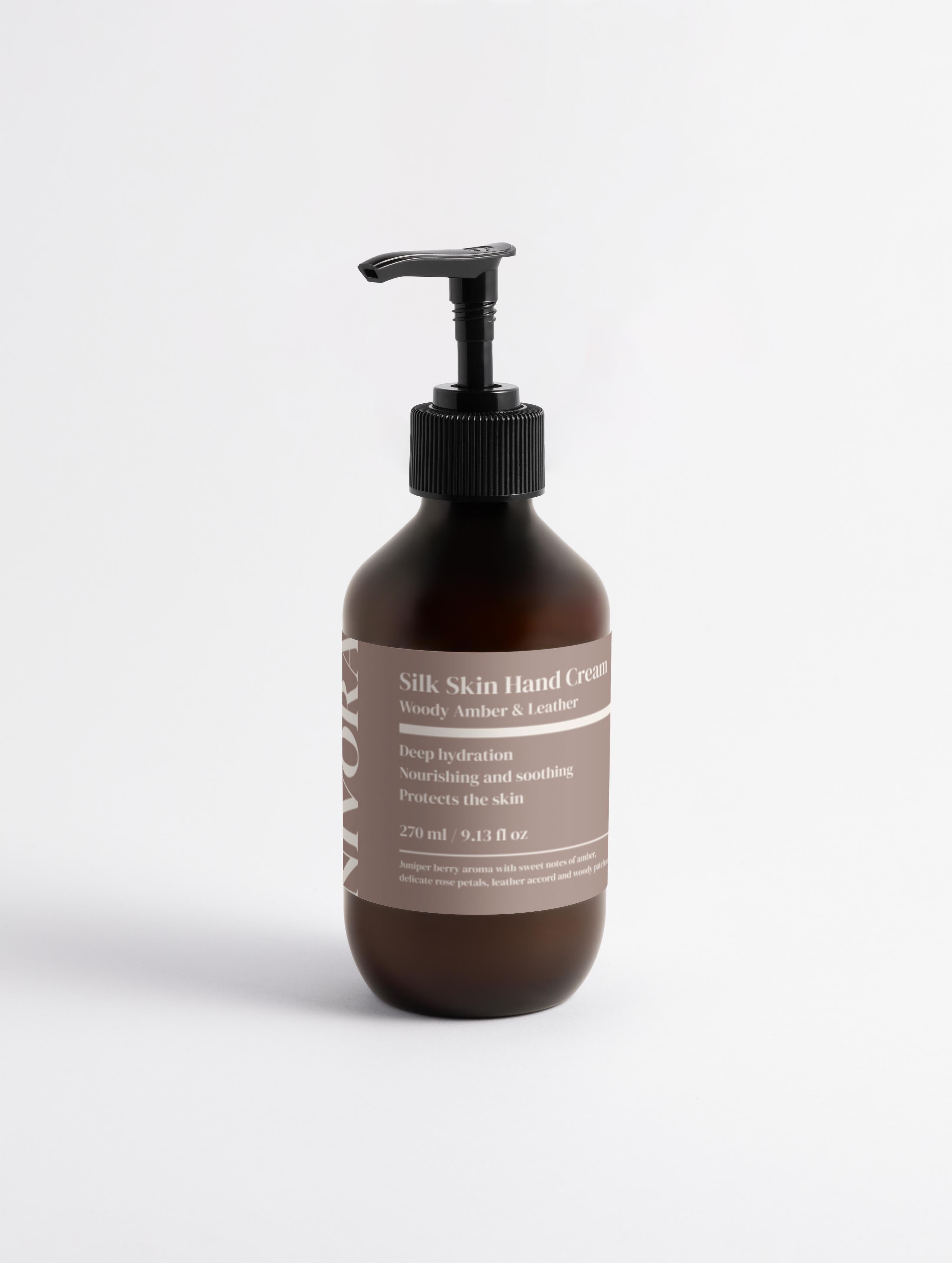 Silk Skin Hand Cream, Woody Amber & Leather